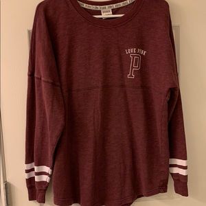 VS PINK varsity top